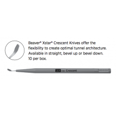 Beaver® Xstar® Crescent Knives 2.5 mm, 55 degrees, bevel down